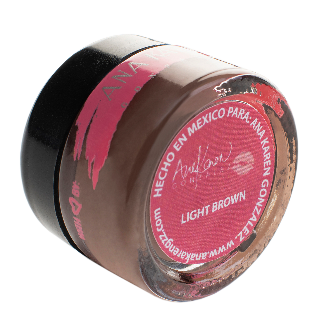 Light brown gel